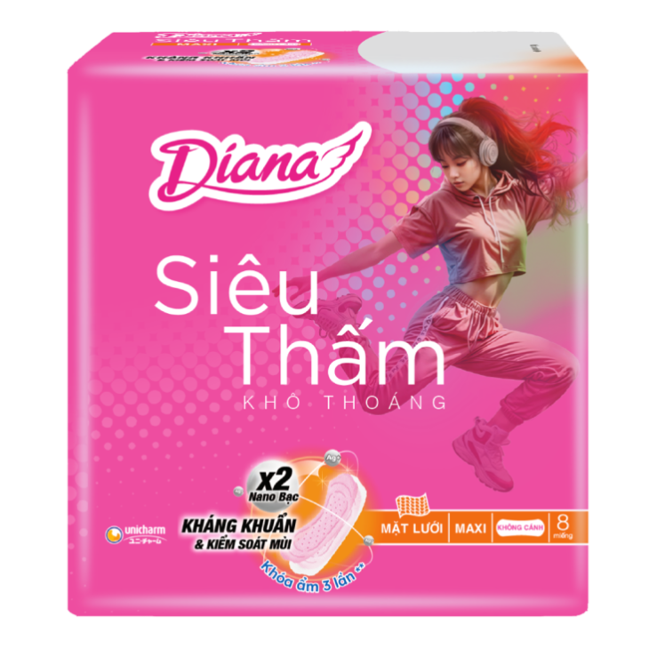 Diana Si&ecirc;u Thấm Maxi C&aacute;nh